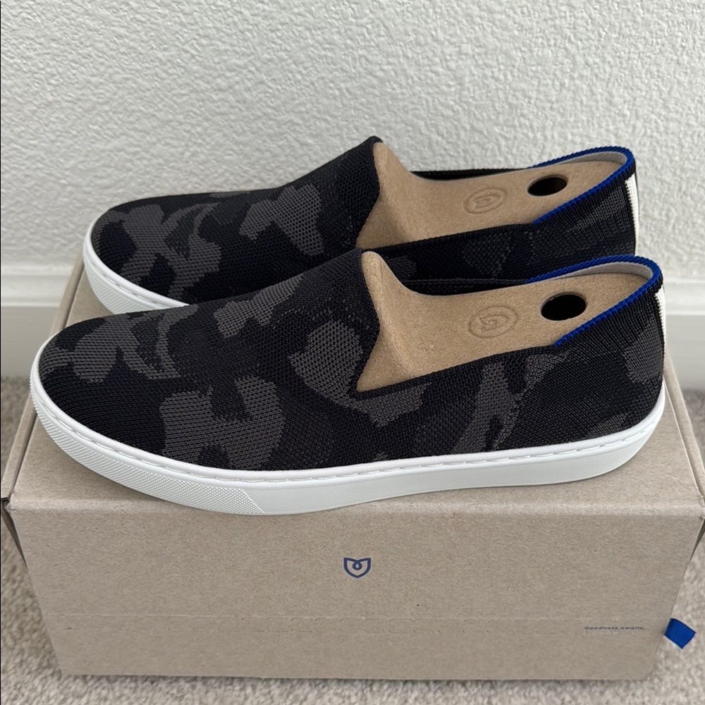 Rothy’s Gray Camo Slip-On Shoes Sneakers - Picture 4 of 6